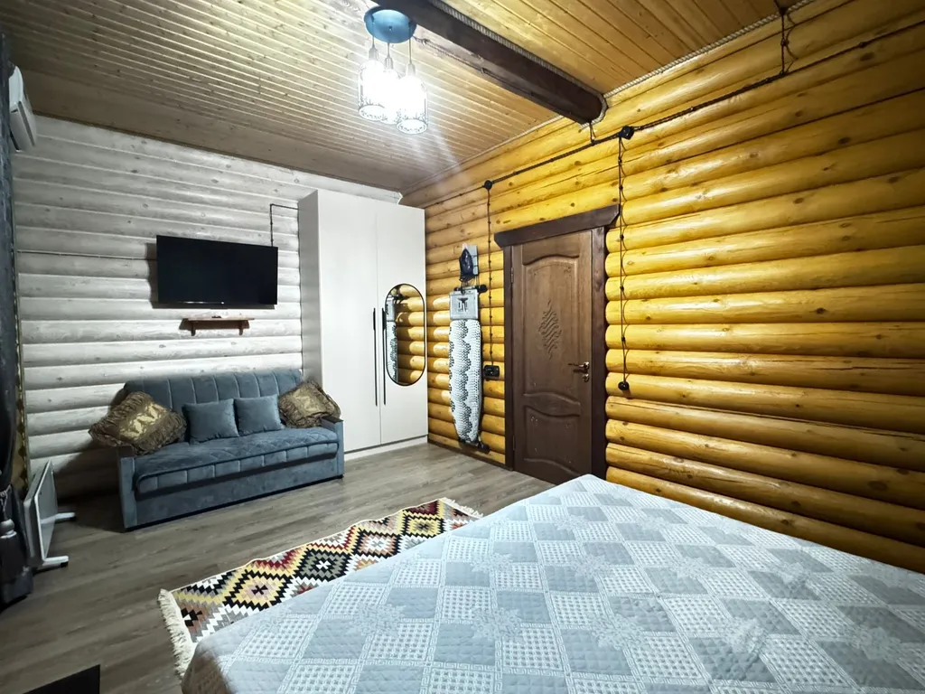 Домик у моря из бруса