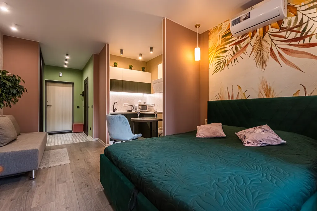 Современные апартаменты недалеко от центра