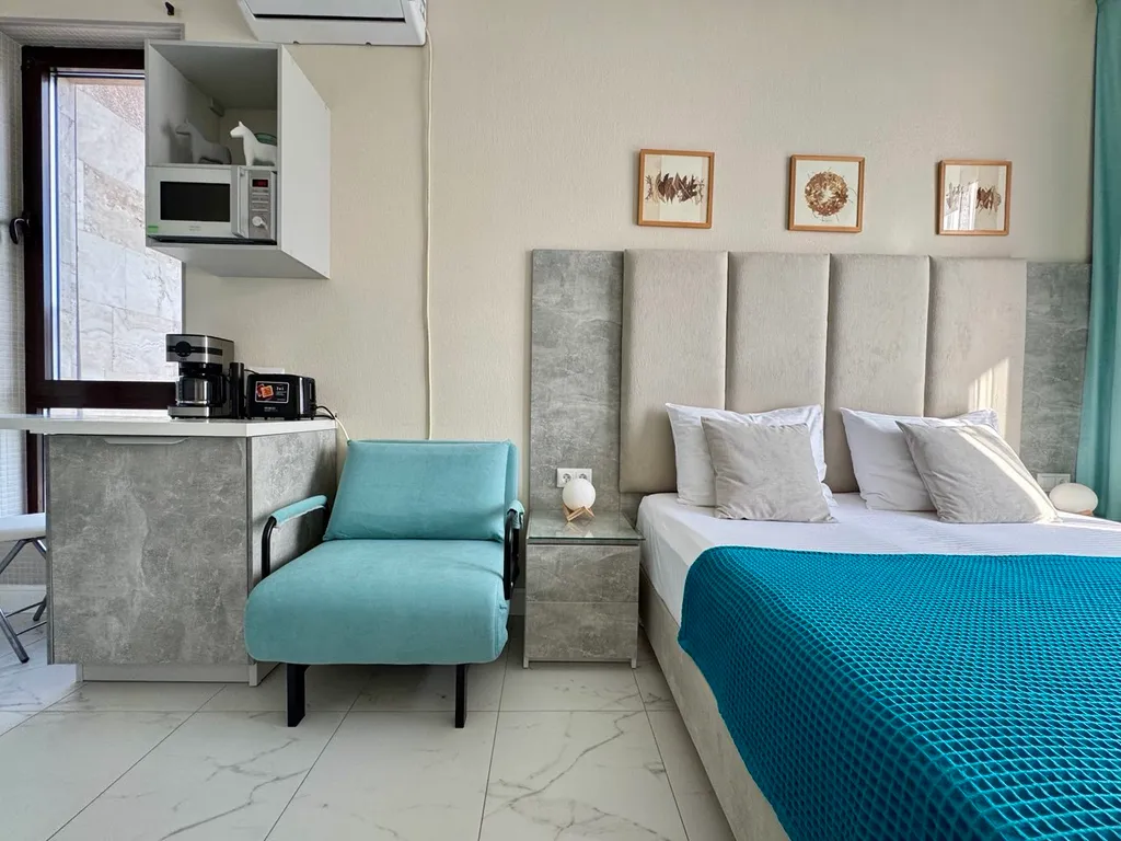 Квартира Квартира Комфорт студия с видом на море и реку — Лазаревское