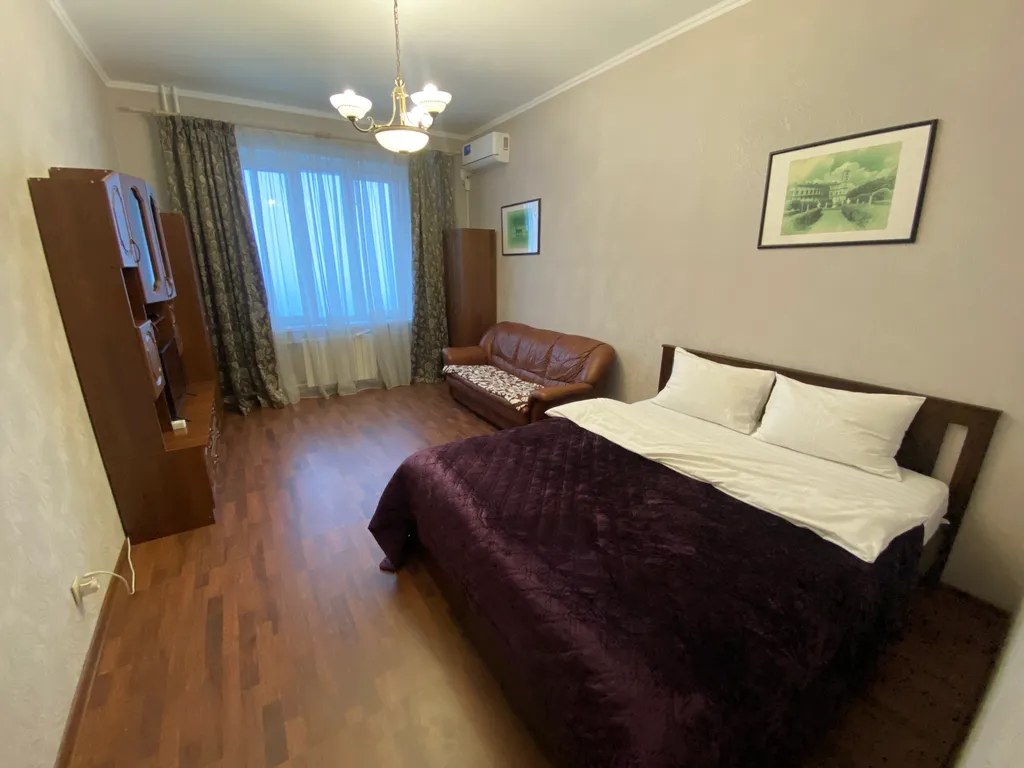 1-комнатная квартира с кондиционером, супер удобный матрас Serta