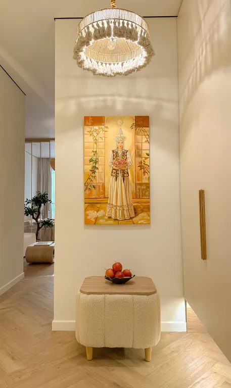 Квартира Japandi in Meridian — Алматы