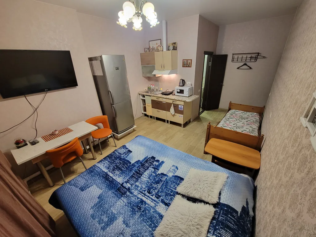 Уютная мини-студия для отдыха и сна в шаговой доступности от аэропорта