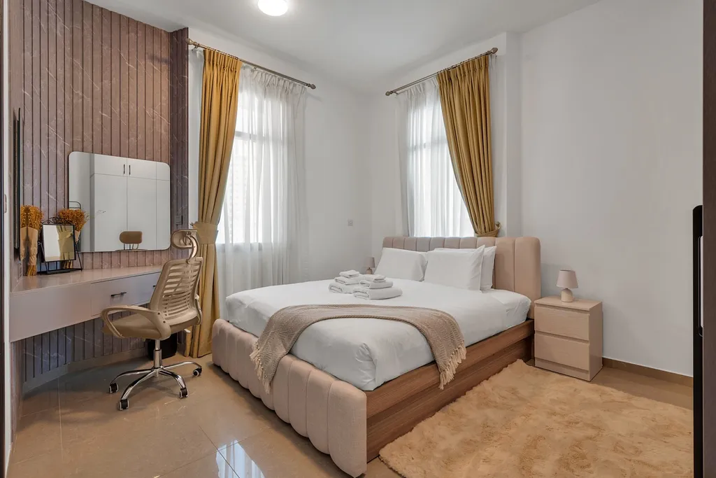 Квартира уютная с 1 спальней в районе Dubai Marina