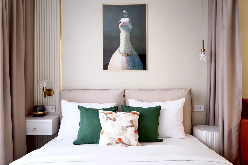 Студия класса премиум для четверых гостей с шикарным ремонтом