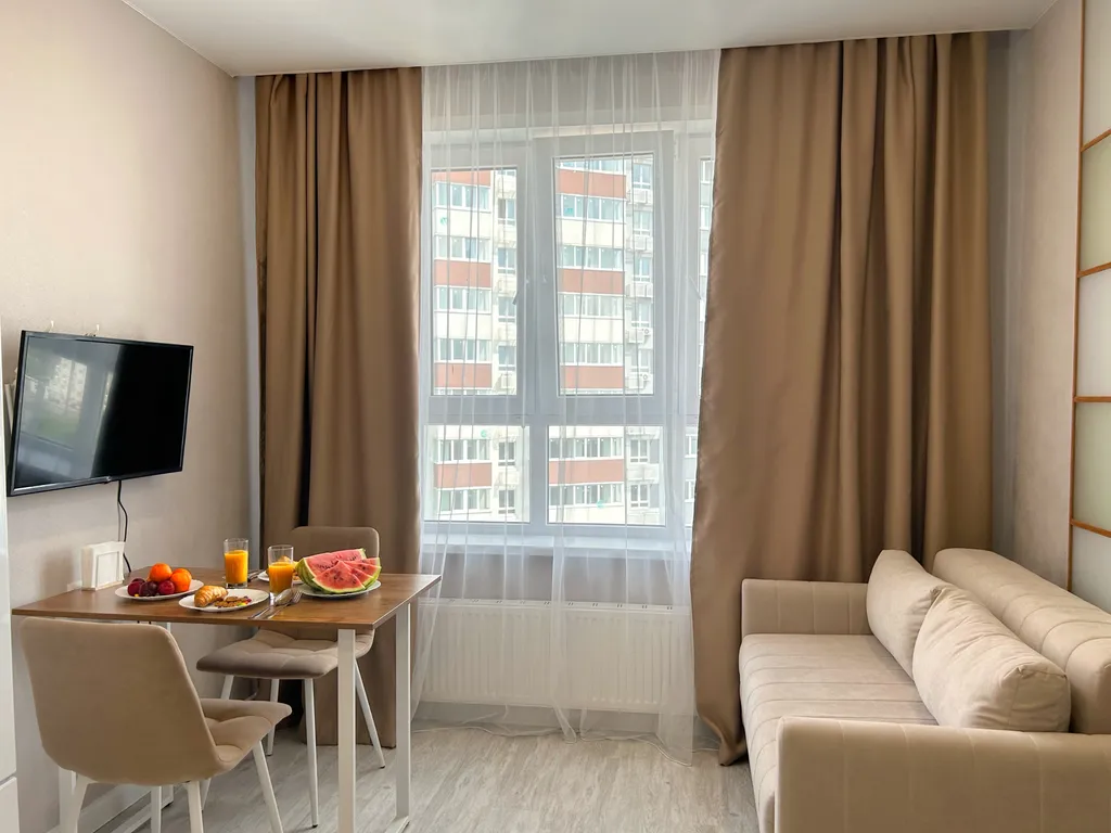 Квартира на 17 этаже у моста