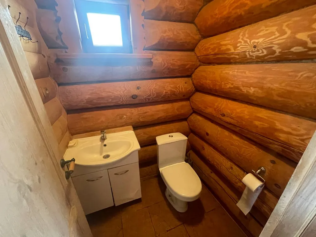 Домик с настоящей русской баней