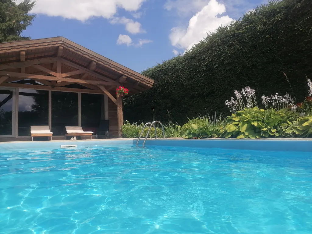 Домик в деревне с бассейном