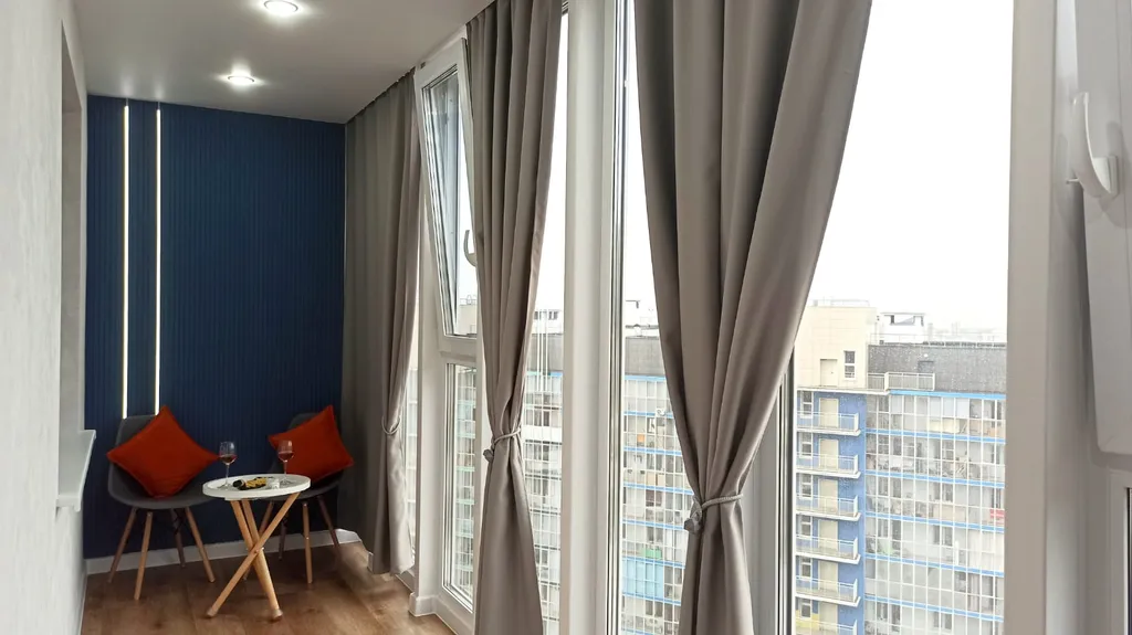 1-комнатная квартира с утепленной лоджией в 9 мин от исторического центра