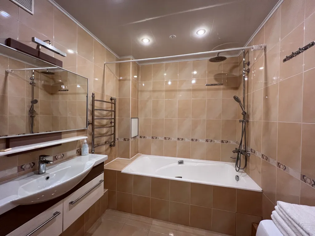 Просторная квартира для командированых в центре