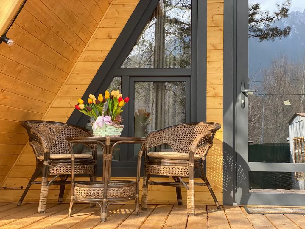 Коттедж Коттедж Новый Афрейм в горах Архыза — Архыз