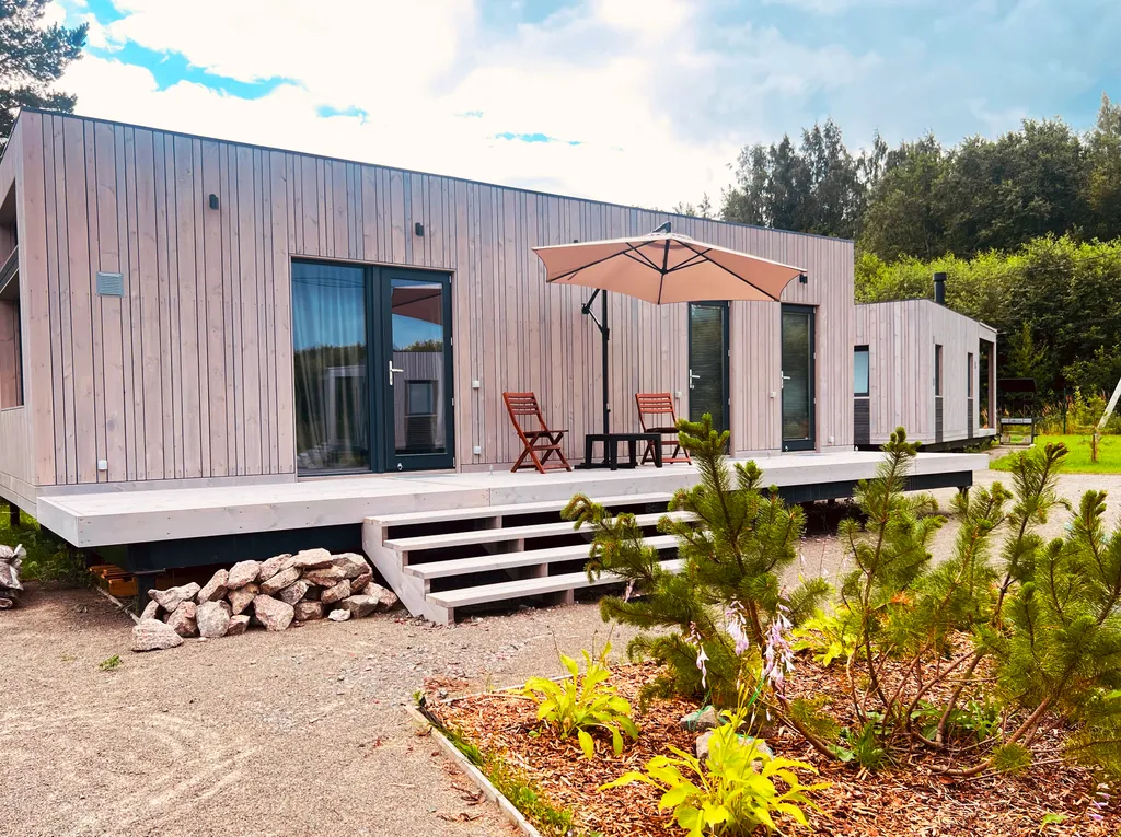 Коттедж Новый уютный домик на лесной опушке в 20 минутах от города — Санкт-Петербург