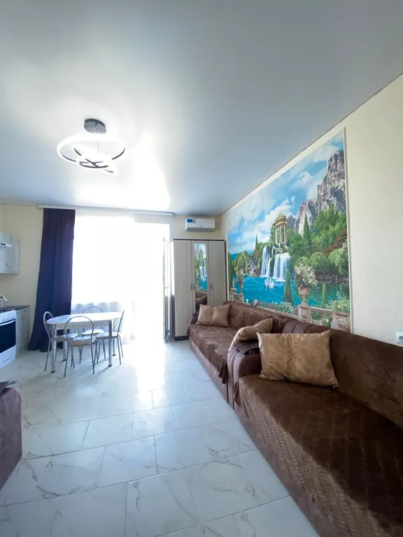 Квартира Апартаменты Люкс с кухней и балконом  с видом на море — Анапа