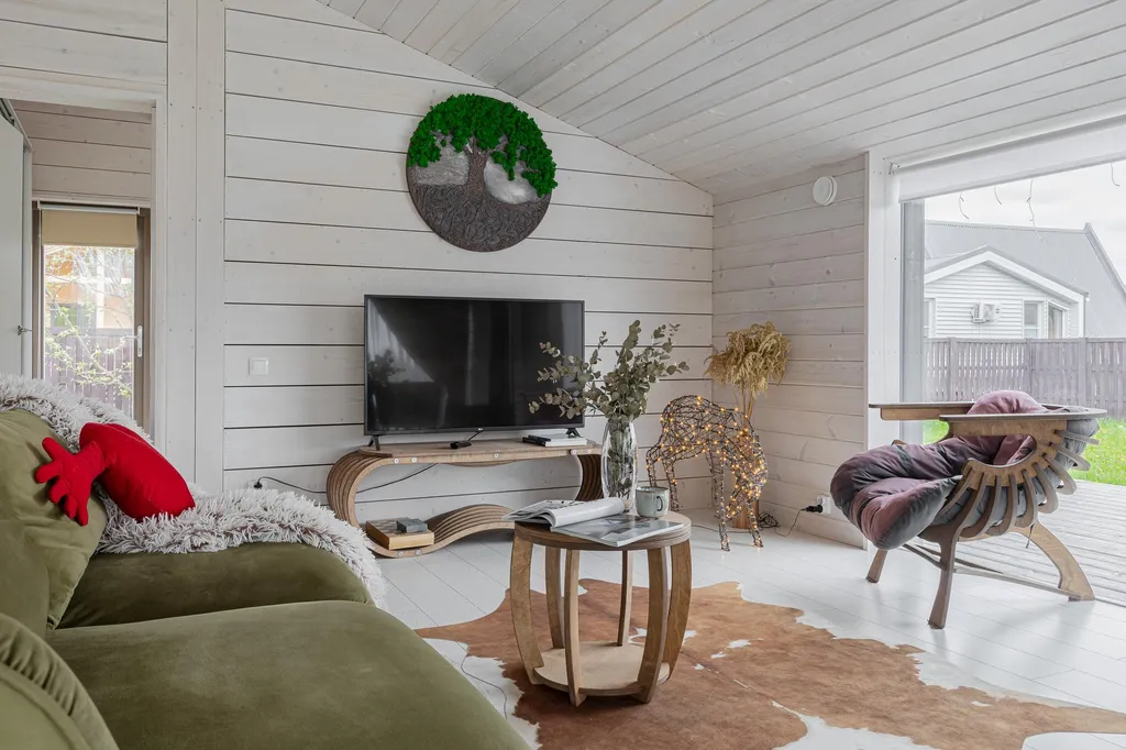 Коттедж Дом "Свет" с 3 отдельными спальнями и чаном — Семеновское