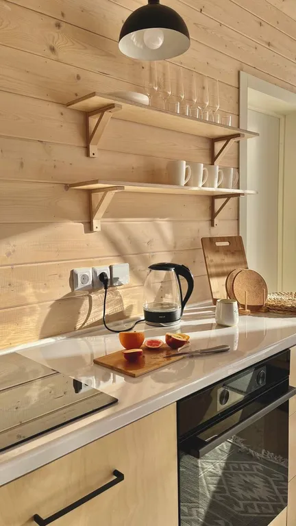 Уютный барнхаус в скандинавском стиле у горнолыжного курорта Сорочаны