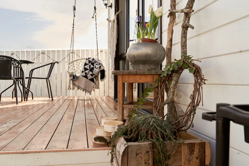 Сканди домик с баней