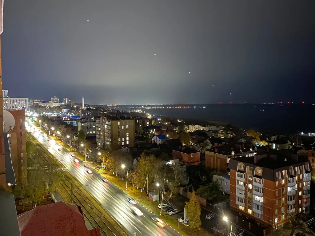 Квартира с видом на город в центре города