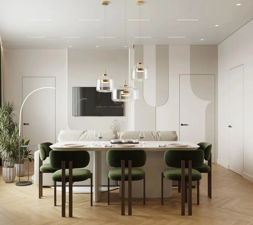 Квартира Дизайнерская евро 2-комнатная квартира в жк бизнес-класса forst — Москва