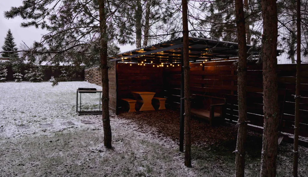 Уютный дом в лесу с панорамой и СПА комплексом