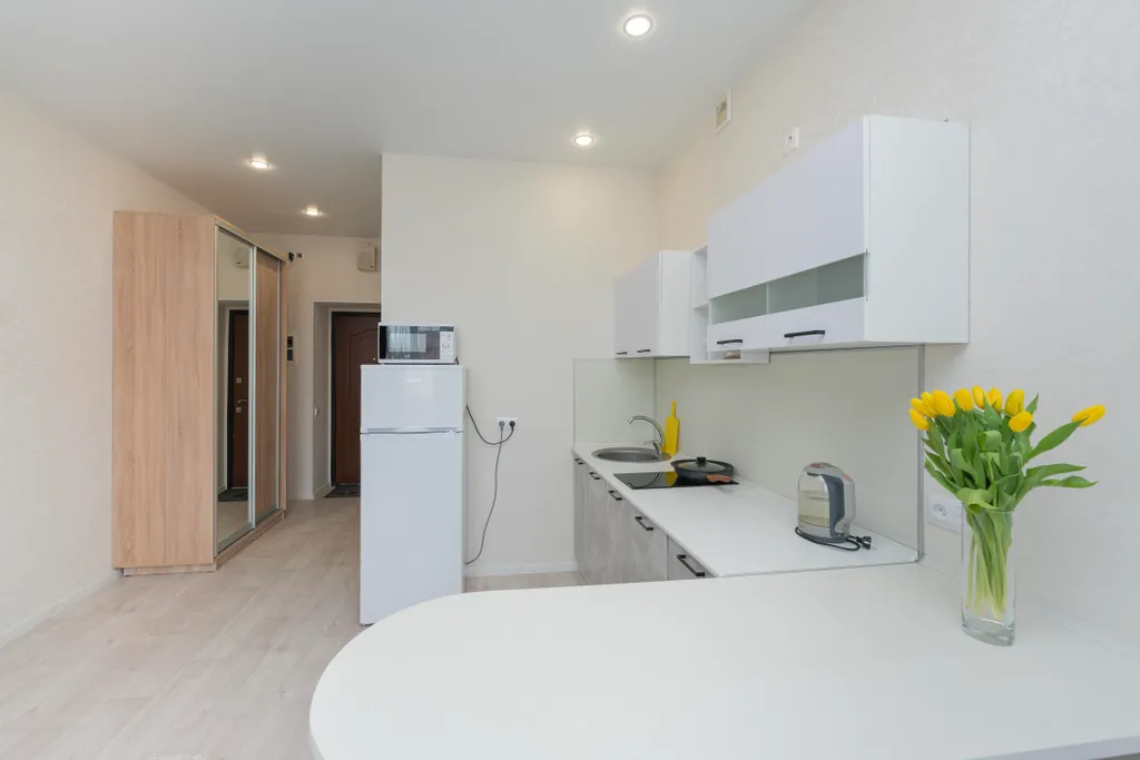 Комфортабельная студия в апартаментах Меланж