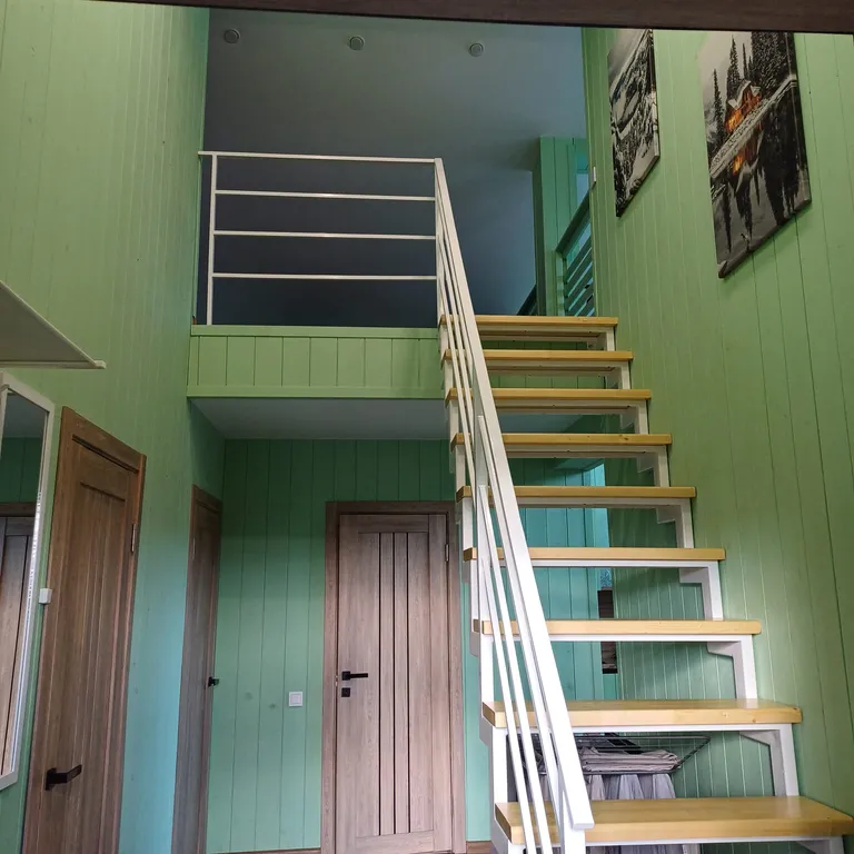 Дом Солнце в горах с баней на территории