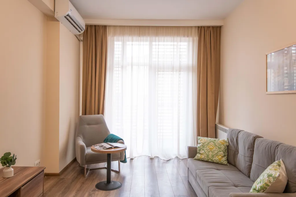 Уютные светлые апартаменты