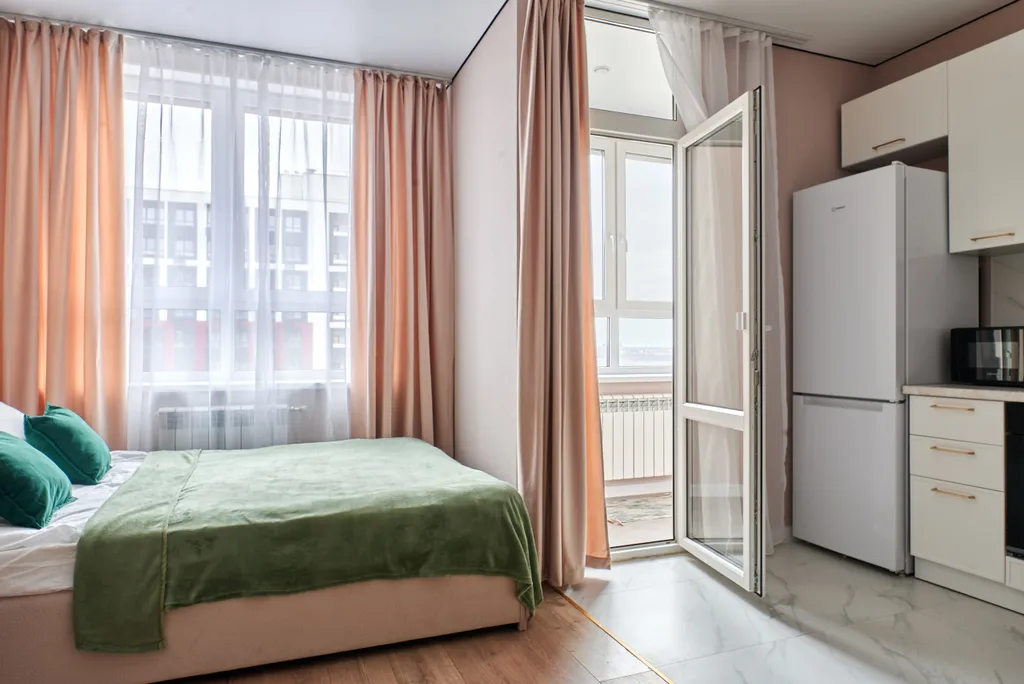 Современная квартира-студия в жк спорт лайф