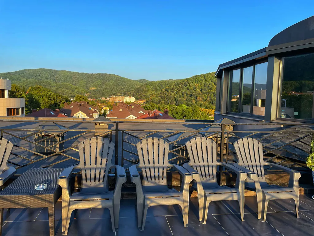 Апартаменты с террасой для четверых, 3 минуты до пляжа