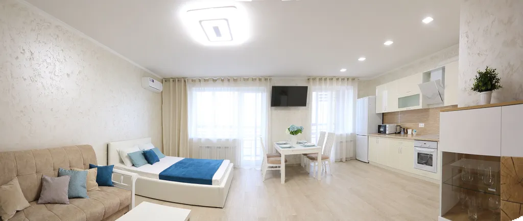 Большая квартира с видом на красивые закаты у Гран-при и Олимп пять.