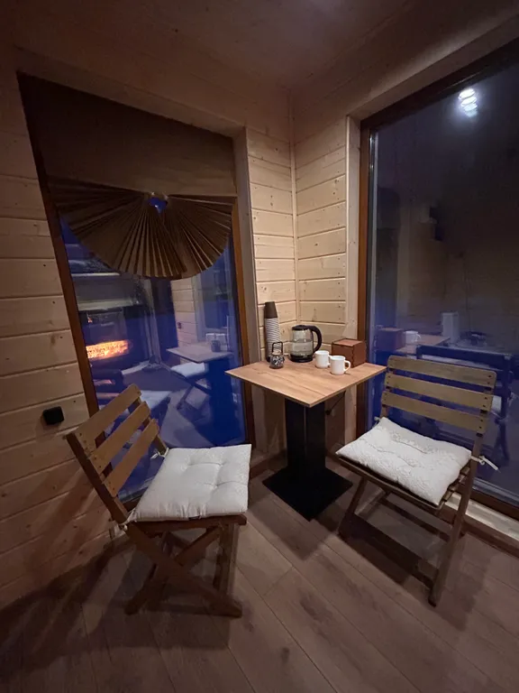 Баня на дровах с гостевым домиком