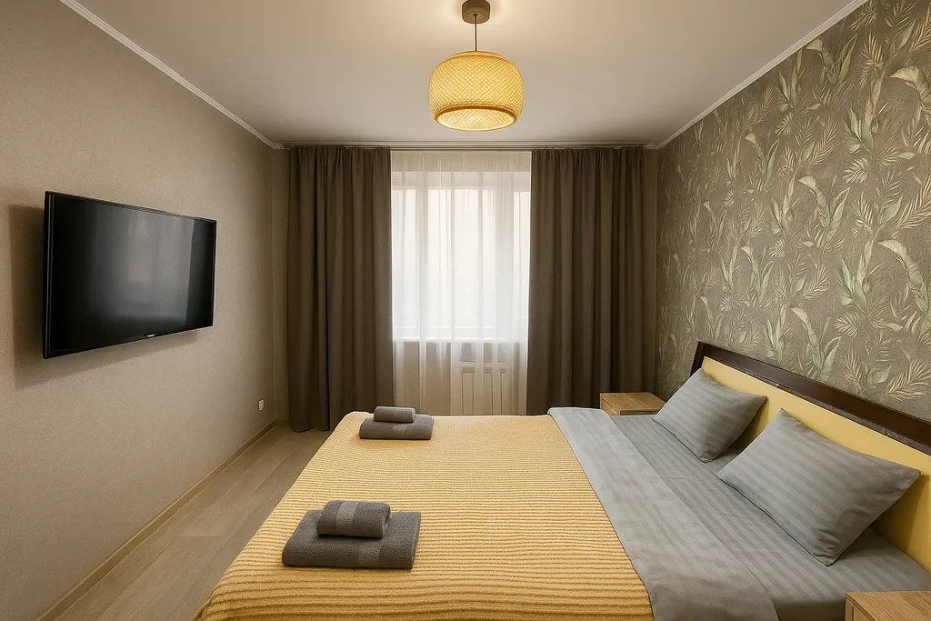 Уютная квартира в центре с мягкими кроватями