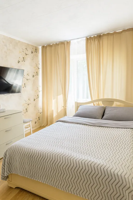 Светлая однокомнатная квартира с балконом