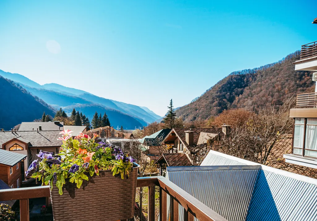 Студия 21 с видом на горы