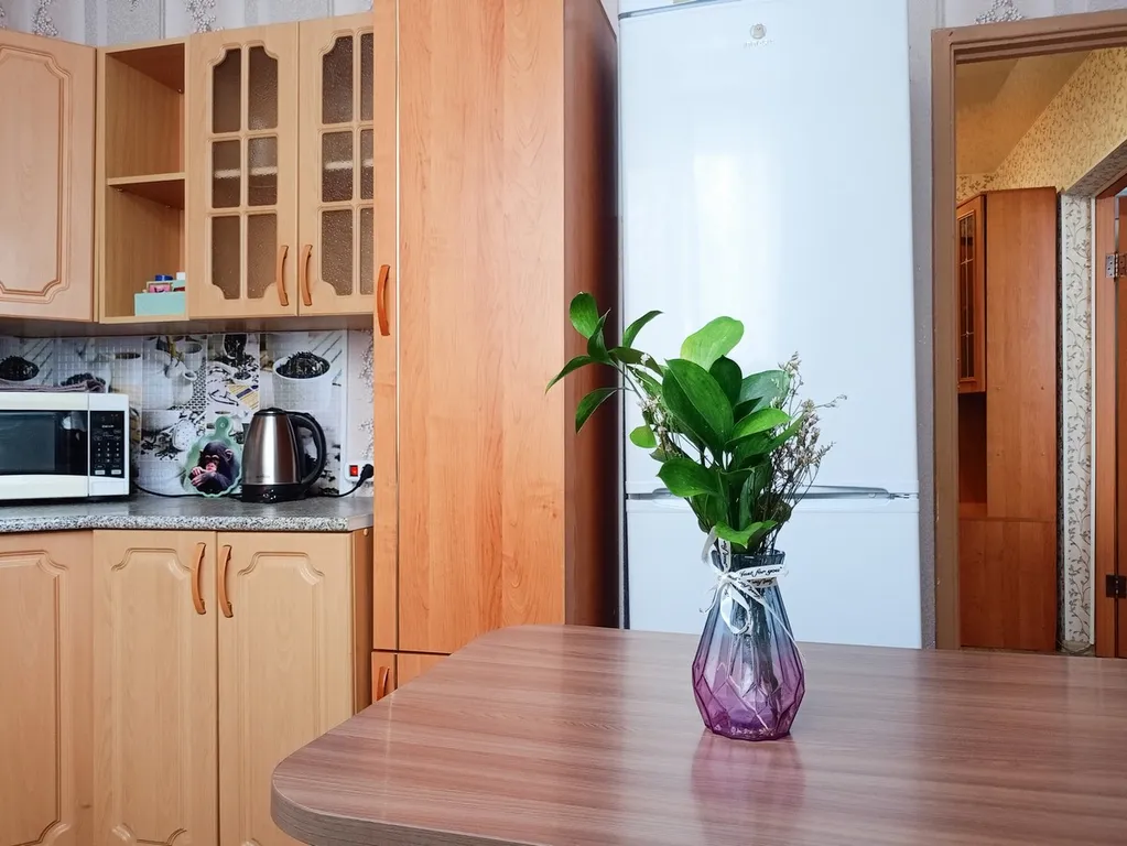 Квартира с двуспальной кроватью и диваном, рядом БСМ, ТЦ Апельсин