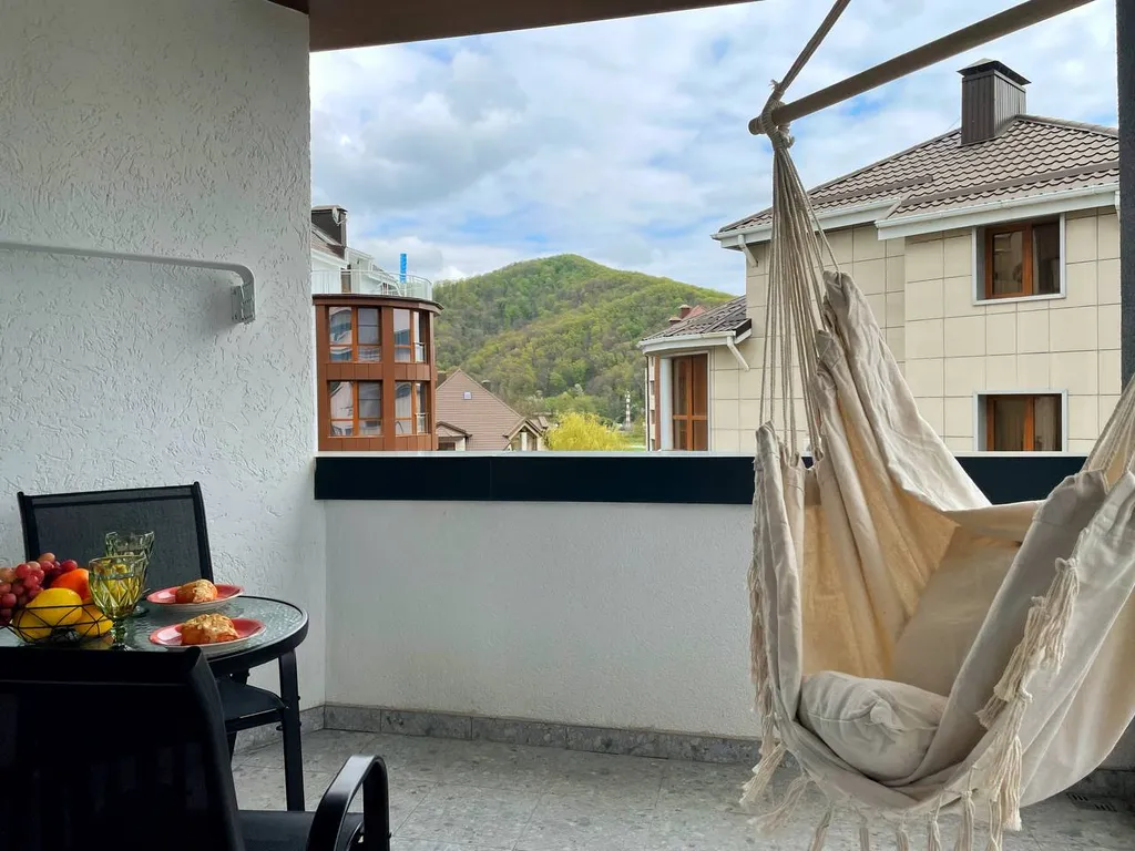 Апартаменты с большим балконом в 3 минутах от моря