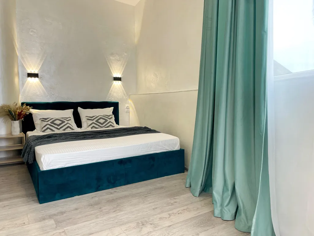 Апартаменты для четверых с видом на горы и море