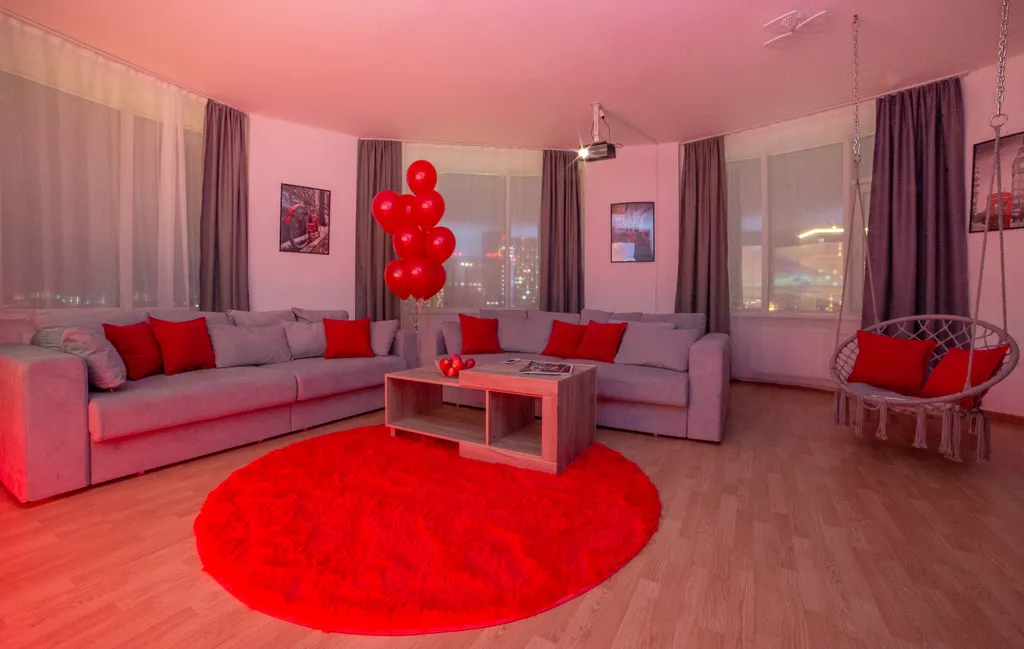 Бордовый закат в Чемпион-парк