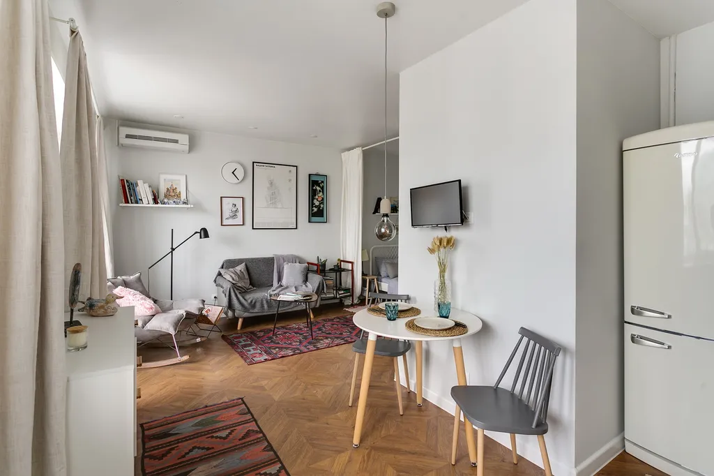 Скандинавская винтажная квартира Смарт Хост