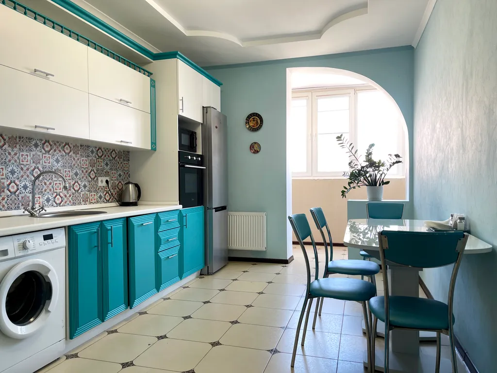 Уютная квартира с видом на стадион