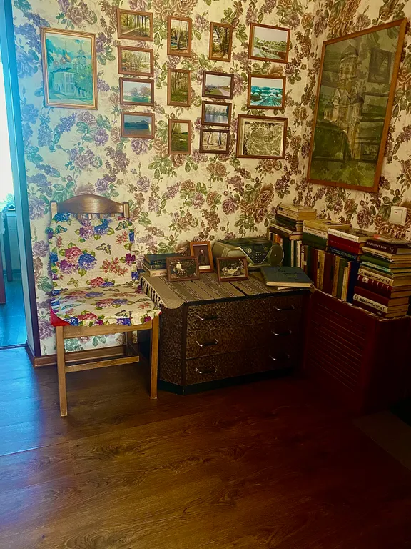 Уютный домик с видом на музей