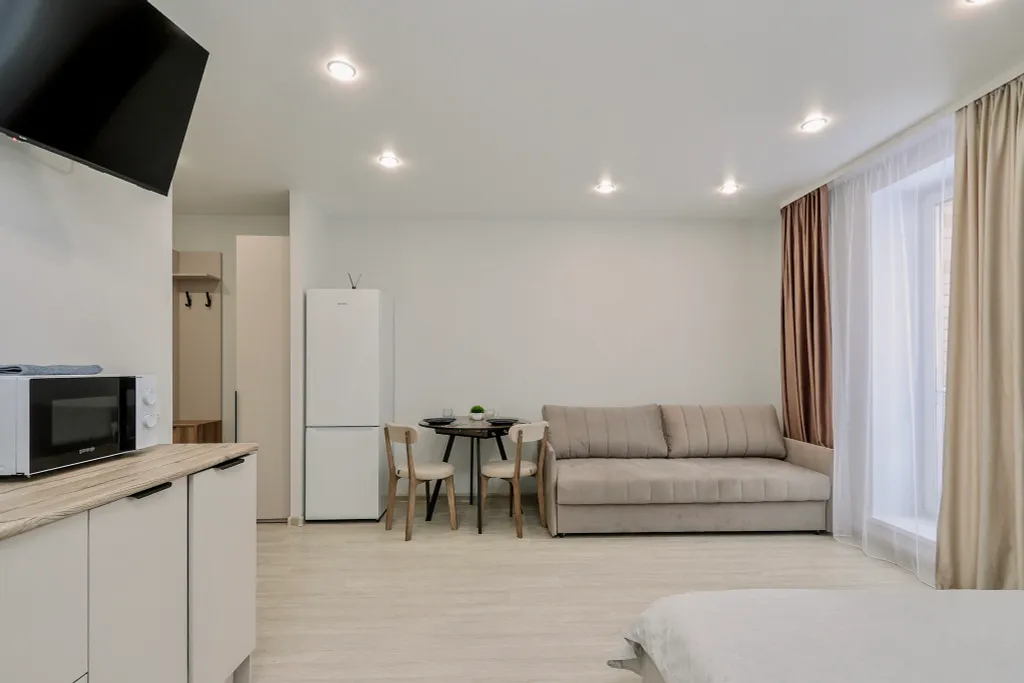 Шикарная студия с новым ремонтом для 4 гостей в Покровском районе