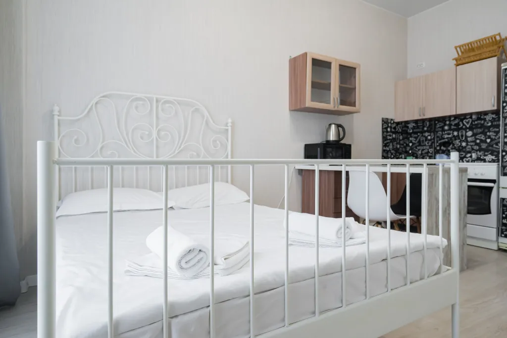 Квартира Квартира Студия в апарт-комплексе "Салют" на Звездной — Санкт-Петербург