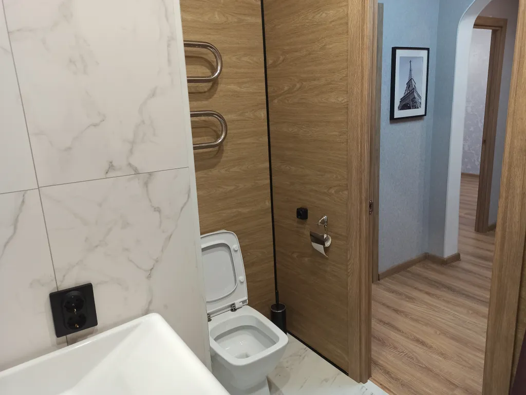 Уютная квартира со свежим ремонтом в спальном районе недалеко от центра