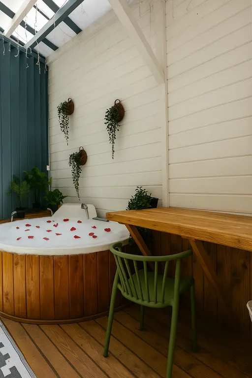 Коттедж Отдельный дом с баней, террасой,джакузи, парковкой и мангальной зоной — аренда посуточно в Сочи