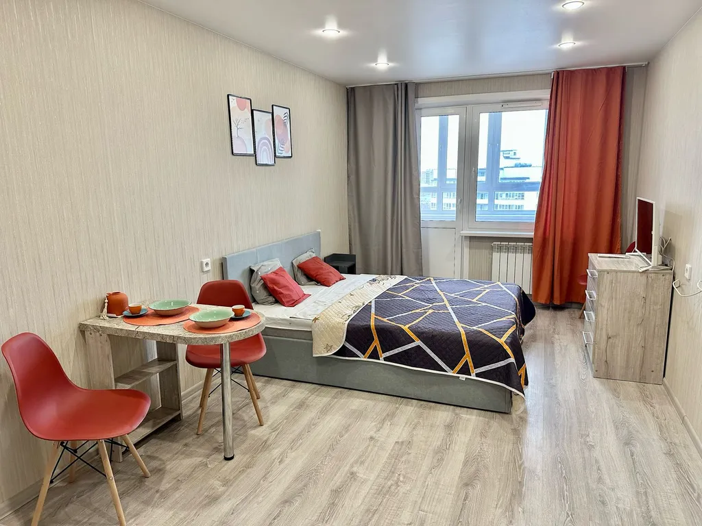 Терракота - стильная квартира-студия на Дружбе рядом со Спа-комплексом