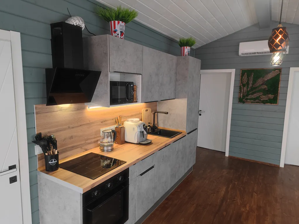 Коттедж Дом в Берёзовой роще амбар-хаус — Дмитровское