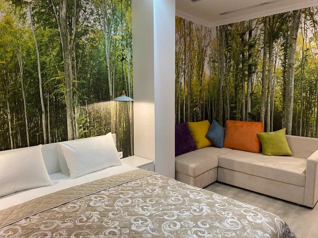 Квартира Квартира Семейный номер Лес с балконом и видом на парк — Сириус