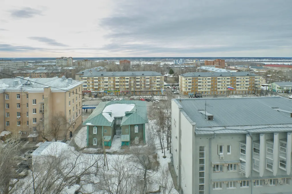 Двухкомнатный апартамент с видом на реку