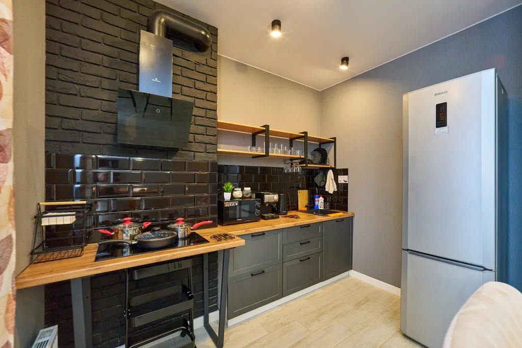 Современная студия в новом доме