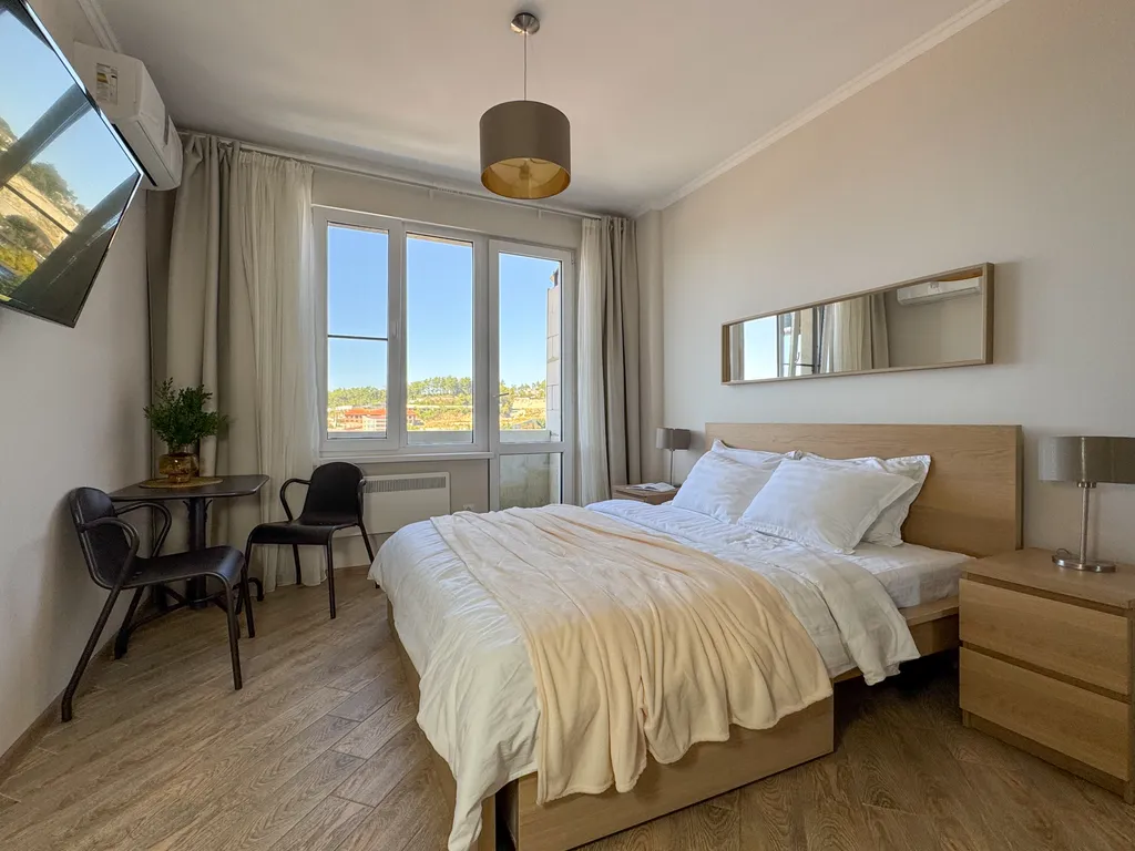 Квартира с балконом и видом на море — аренда посуточно в Ольгинка