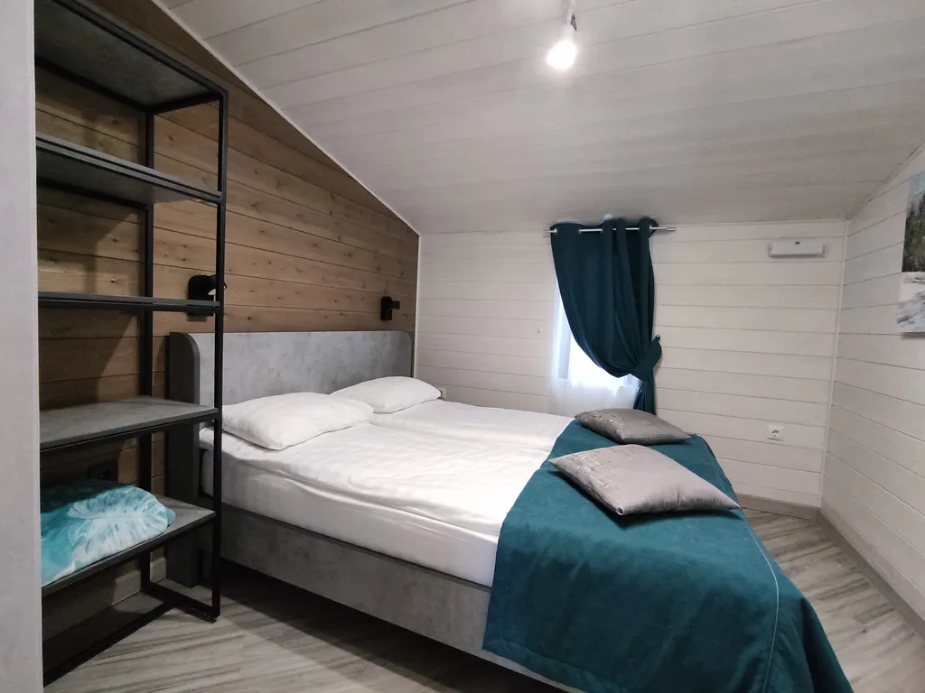 Уютный дом с видом на горы в стиле лофт с баней